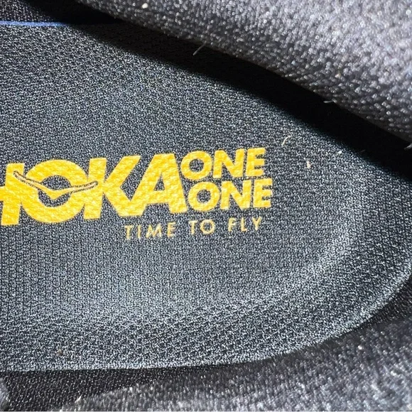 Hoka One One NIB Men's Bondi 7 - Nimbus Cloud/ Radiant Yellow. Size 9DS-078